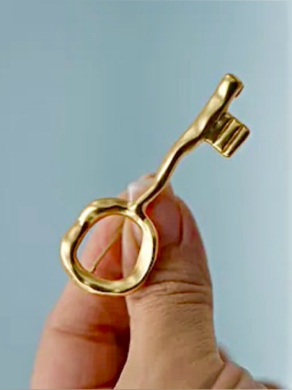 Surrealist Skeleton Key Pin - Picture 2 of 2